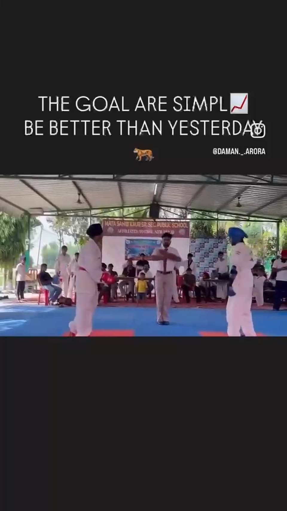Students performing on stage at a school function